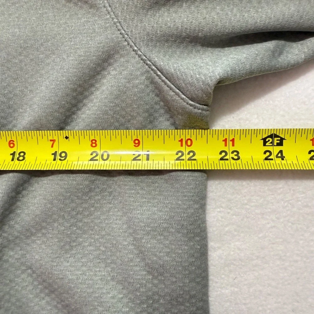 Under Armour Men's Pullover Loose Fit Gray Hoodie Sweatshirt Size L Drawstring